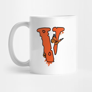 juice wrld x vlone butterfly Mug